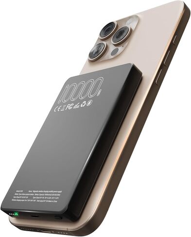شاحن محمول من Sle-Tech مع Cables In Slim Portable Charger Bank 4 مخرجات 3 IUtputs مع حزمة بطارية سفر عرض LED (10000 مللي أمبير في الساعة) in Kuwait