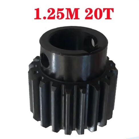 1.25M 20 Teeth .25 Mod 20T Gear Wheel Metal Carbon Steel Spur Pinion 14mm Bore Engraving Machine Gear(1pc 1.25M 20 Teeth) in Saudi Arabia