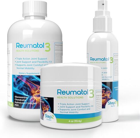 Reumatol 3 Kit – Natural Joint Support Formula for Comfort and Mobility | Helps Ease Stiffness & Promotes Flexible Joints | Herbal Blend for Daily Wellness in Saudi Arabia