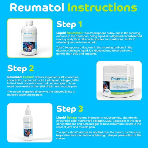 Reumatol 3 Kit – Natural Joint Support Formula for Comfort and Mobility | Helps Ease Stiffness & Promotes Flexible Joints | Herbal Blend for Daily Wellness in Saudi Arabia