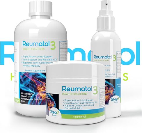 Reumatol 3 Kit – Natural Joint Support Formula for Comfort and Mobility | Helps Ease Stiffness & Promotes Flexible Joints | Herbal Blend for Daily Wellness in Saudi Arabia