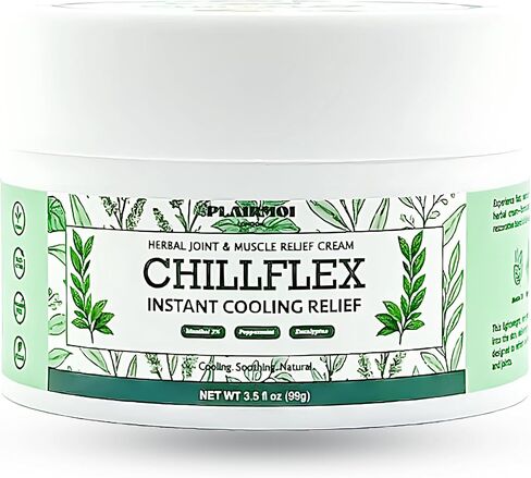 CHILLFLEX Pain Relief Gel for Muscle Aches, Joint Pain, Discomfort & Inflammation – Fast Acting, Cooling, Non-Greasy with 3% Menthol & Eucalyptus – 3.5 oz, 1-Pack in Saudi Arabia
