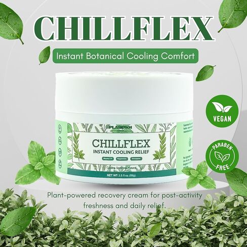 CHILLFLEX Pain Relief Gel for Muscle Aches, Joint Pain, Discomfort & Inflammation – Fast Acting, Cooling, Non-Greasy with 3% Menthol & Eucalyptus – 3.5 oz, 1-Pack in Saudi Arabia