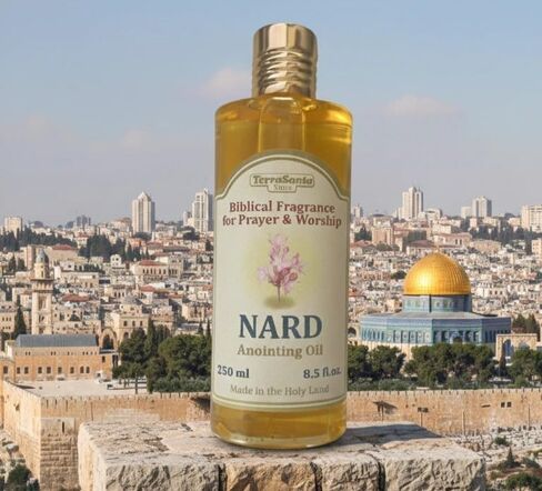 زيت الدهن المعطر بالناردين من الكتاب المقدس للصلاة والكنيسة - زيت عطري مقدس مستوحى من الكتاب المقدس المسيحي من القدس، الأرض المقدسة | 8.5 أونصة سائلة - 250 مل in Saudi Arabia