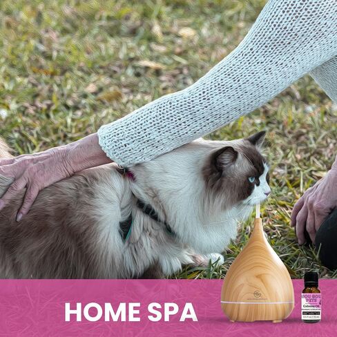 مجموعة زيوت عطرية شاملة ومشتقة من الطبيعة ومهدئة للحيوانات الأليفة وموزعة للقلق: استرخِ حيوانك الأليف بمكونات طبيعية ونظيفة مع توفير تخفيف التوتر - صنع في الولايات المتحدة الأمريكية - 15 مل in Kuwait