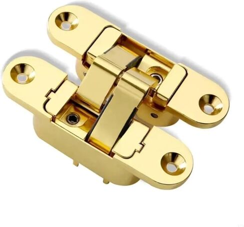 مفصلات أبواب غير مرئية 180 درجة أرجوحة مخفية شديدة التحمل للخشب قابلة للطي قطعة واحدة (أسود مفتوح على اليسار) in Kuwait