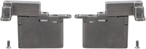 Aluminum Frame Door Hinge Cabinet Hydraulic Damping Buffering 2Pcs in Saudi Arabia