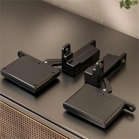 Aluminum Frame Door Hinge Cabinet Hydraulic Damping Buffering 2Pcs in Saudi Arabia