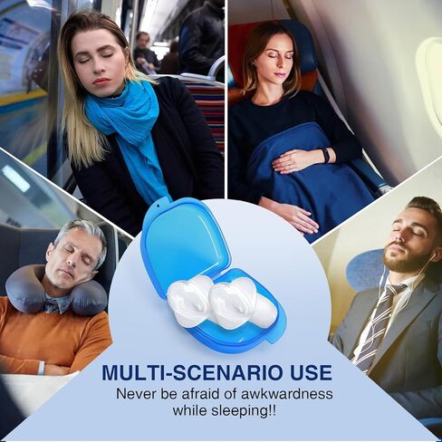 جهاز مضاد للشخير، حل للشخير أثناء النوم للرجال والنساء، سدادة حل الشخير قابلة لإعادة الاستخدام -F03 in Kuwait