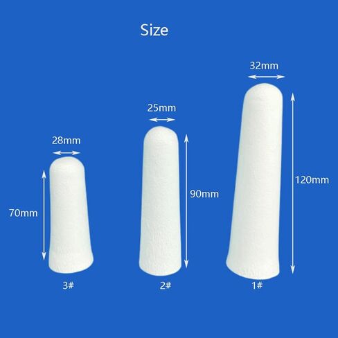 خرطوشة فلتر من الألياف الزجاجية الخالية من المطاط، زجاجة خرطوشة جمع عينات الغبار وغاز المداخن، خرطوشة فلتر من الألياف الزجاجية للمختبر للبحث (1 # 32 مم * 120 مم - 30 قطعة) in Kuwait