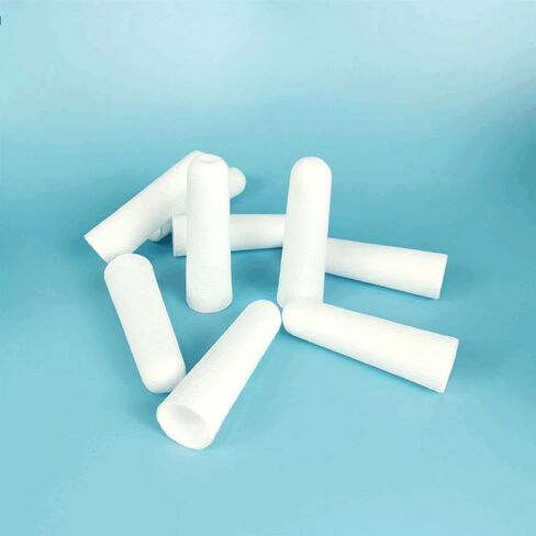 خرطوشة فلتر من الألياف الزجاجية الخالية من المطاط، زجاجة خرطوشة جمع عينات الغبار وغاز المداخن، خرطوشة فلتر من الألياف الزجاجية للمختبر للبحث (2# 25 مم * 90 مم - 25 قطعة) in Kuwait