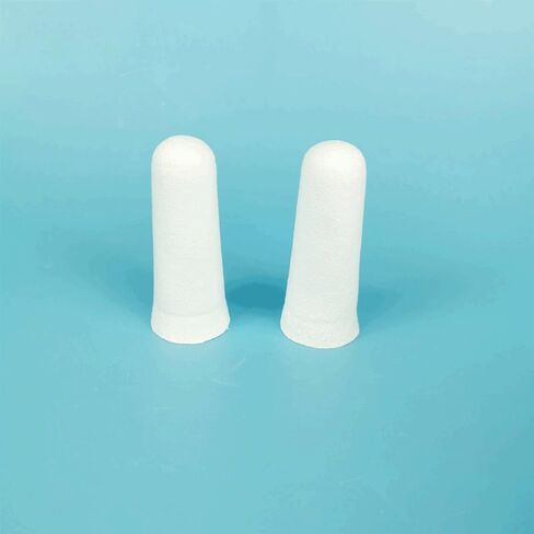 خرطوشة فلتر من الألياف الزجاجية الخالية من المطاط، زجاجة خرطوشة جمع عينات الغبار وغاز المداخن، خرطوشة فلتر من الألياف الزجاجية للمختبر للبحث (3 # 28 مم * 70 مم - 20 قطعة) in Kuwait