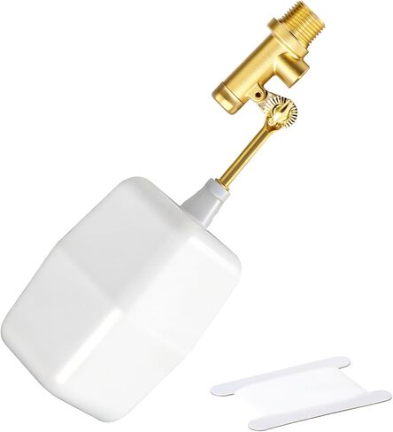 1 قطعة 3/8 "NPT ذكر صمام تعويم المياه، تعبئة أوتوماتيكية وصمام التحكم في مستوى المياه، مع ذراع نحاسي قابل للتعديل، للأوند والنوافير والخزانات وأحواض السمك in Kuwait