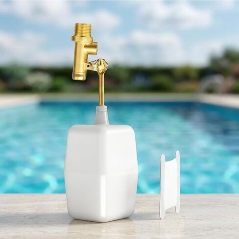 1 قطعة 3/8 "NPT ذكر صمام تعويم المياه، تعبئة أوتوماتيكية وصمام التحكم في مستوى المياه، مع ذراع نحاسي قابل للتعديل، للأوند والنوافير والخزانات وأحواض السمك in Kuwait