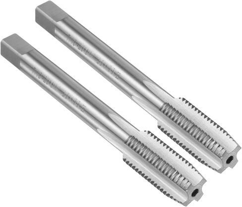 Uxcell 2 قطعة قابس يدوي 7/16 بوصة - 20 UNF 2B اليد اليسرى قابس خيط نمط الصنابير المستقيمة فلوت برغي التنصت أداة عالية السرعة فولاذ HSS6542 in Saudi Arabia