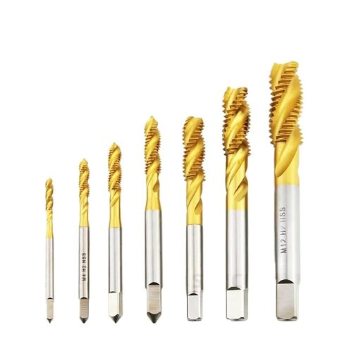 الفولاذ المسمار الحنفية المغلفة دوامة متري الموضوع M2-M18 آلة التوصيل الحنفية الموضوع أداة الحنفية (Hss-co M6x1) in Kuwait