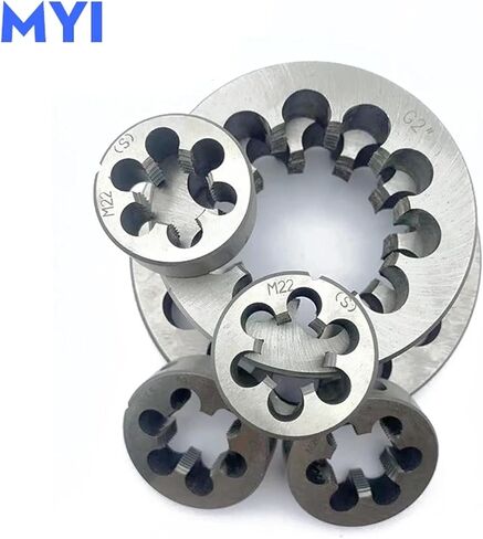1PCS 1UN UNC UNS UNF UNEF Right Hand Die 1" 1/16-18 -24 1" 1/8-12 1" 1/8-20 1" 1/8-26 1" 3/16-16 1" 1/4-12 1" 1/4-20 1" 1/4-28(1 1I16-14) in Saudi Arabia