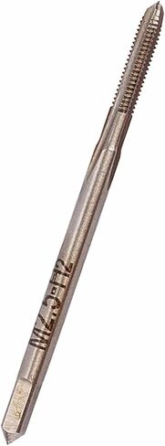 Hilitand 2Pcs HSS Metric Screw Taps M2.5x0.45 Straight Flute Machine Thread Tap for Internal Thread Cutting in Alloy Steel in Saudi Arabia