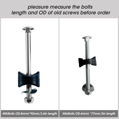 استبدال براغي ومسامير الترامبولين الكبيرة، براغي M8 X 3.62 بوصة/92 مم لإصلاح بسيط لأرجل الترامبولين، 12 قطعة in Kuwait