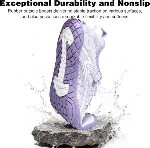 Water Shoes for Women and Men, Lightweight Barefoot Feel Quick-Dry Beach Shoes, Non-Slip Aqua Shoes for Pool, Travel and Outdoor Activities in Saudi Arabia