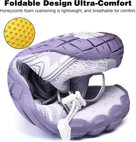 Water Shoes for Women and Men, Lightweight Barefoot Feel Quick-Dry Beach Shoes, Non-Slip Aqua Shoes for Pool, Travel and Outdoor Activities in Saudi Arabia