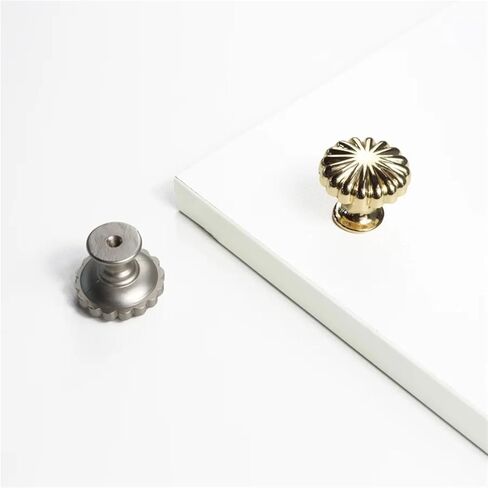 مقبض درج بسيط دولاب عتيق باب دائري من الألومنيوم فتحة واحدة 1 قطعة (7) in Kuwait