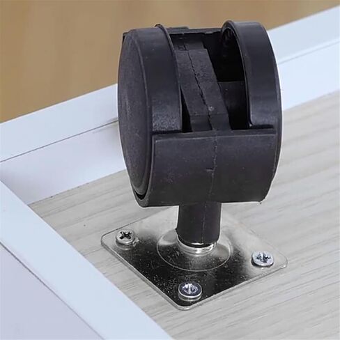 4Pcs 1.5 Inch Caster Wheels Removable Smoothly Nylon Strong Load Bearing Furniture Wheels Household Supplies in Saudi Arabia