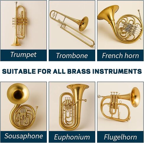 ZUAON Valve Oil 2oz for Trumpet, Trombone, French Horn, Tuba, Cornet, Baritone, Euphonium, Brass Instruments, Prevents Slow and Stuck Valves, Brass Players Maintenance Kit Gifts for Christmas in Saudi Arabia