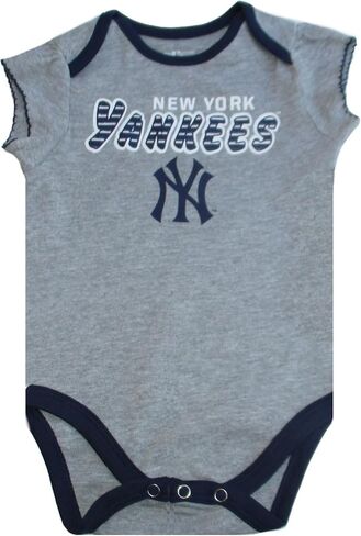 VF New York Yankees Girl's Team Logo Infant Creeper Bodysuit - Team Colors in Saudi Arabia