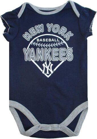 VF New York Yankees Girl's Team Logo Infant Creeper Bodysuit - Team Colors in Kuwait