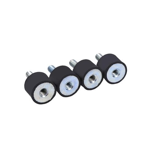 M6 Rubber Isolator Mounts, 4PCS Shock Absorber Anti Vibration Silentblock for Air Compressors, Diesel Engines, Car, Boat (VD20x15mm M6x18mm） in Saudi Arabia