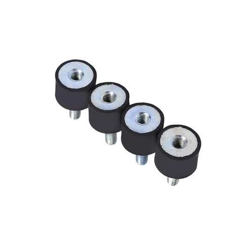 M6 Rubber Isolator Mounts, 4PCS Shock Absorber Anti Vibration Silentblock for Air Compressors, Diesel Engines, Car, Boat (VD20x15mm M6x18mm） in Saudi Arabia