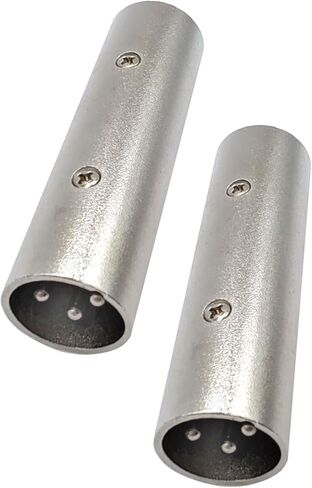 XLR Female to Female Adapter XLR to 3 Pin Gender Changer Connector Compatible with Microphone, Stereo, Mixer 2pcs in Saudi Arabia