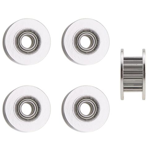 5PCS GT2 6MM Synchronous Pulley H Type Idler Pulley 3D Printer Accessories 20 Teeth 5mm Bore CNC Machine Tool Small Mechanical System Drive Pulley for CNC Machines in Saudi Arabia