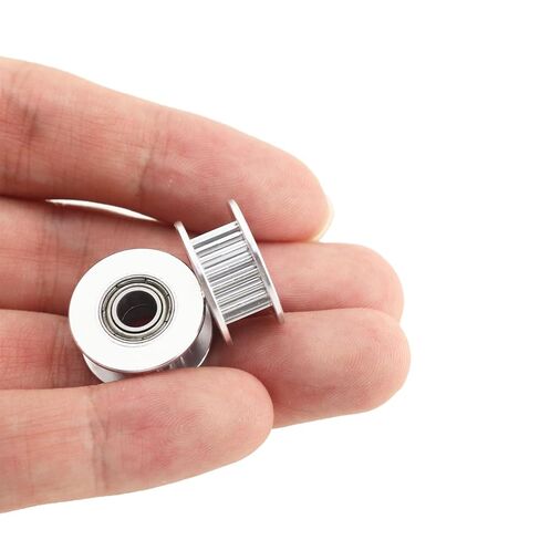 5PCS GT2 6MM Synchronous Pulley H Type Idler Pulley 3D Printer Accessories 20 Teeth 5mm Bore CNC Machine Tool Small Mechanical System Drive Pulley for CNC Machines in Saudi Arabia