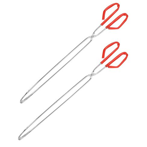 2pcs Stainless Steel Trash Pickers with Non-Slip Grips 60cm Garbage Gripper Tool for Outdoor Sanitation and Waste Collection in Saudi Arabia