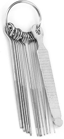 Guitar Bridge Files, Guitar Nut File Set, Bridge Saddle Nut Files 13 Neddles Set Tool Kit For Instrument String, rubber bridge guitar in Saudi Arabia