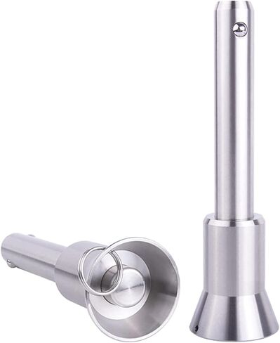 Locking Pins,1pc VCN122 Ball Head Fastening Pin, Stainless Steel Button Quick Release Pin for Audio Equipment, VCN122-8-45mm (Color : Model - Dia. - Length, Size : VCN122-6-10mm) in Saudi Arabia