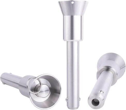 Locking Pins,1pc VCN122 Ball Head Fastening Pin, Stainless Steel Button Quick Release Pin for Audio Equipment, VCN122-8-45mm (Color : Model - Dia. - Length, Size : VCN122-6-10mm) in Saudi Arabia