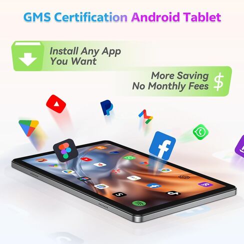 Android Tablet ، 11 بوصة Android 15 Tablet 2025 ، Octa -Core ، 12 جيجابايت ذاكرة الوصول العشوائي 128 جيجابايت تخزين 1 تيرابايت قابلة للتوسيع ، 13 ميجابكسل كاميرات مزدوجة 5 ميجابكسل ، 8000 مللي أمبير ، GPS ، مكبرات صوت مزدوجة ، فتح الوجه ، واي فاي 5 BT5.0  in Kuwait