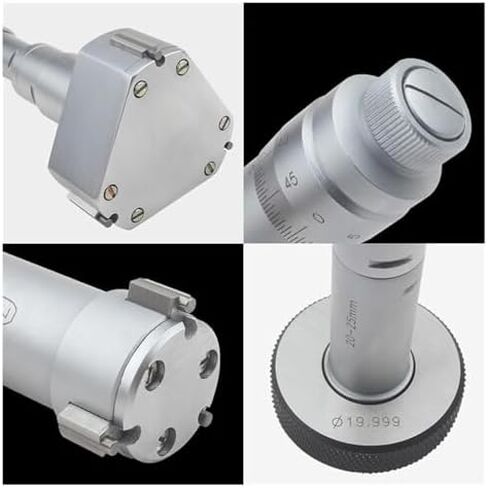 Three-Claw Inner Micrometer, Three-Point Internal Micrometers, Clear Scale for Precision Measurement of Through Holes in Saudi Arabia