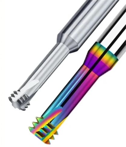 M1-M24 HRC65 Tridentate Thread Milling Cutter Bit 3-Flutes Tungsten Steel Alloy Thread millsfresa(M14-1.5,Steel Process) in Saudi Arabia