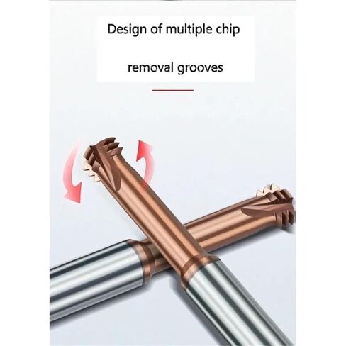 Carbide 1T 3T Thread Milling Cutter Full-Teeth M0.8-M14 CNC Tool for Steel(M5X0.75X6X50 Full) in Saudi Arabia