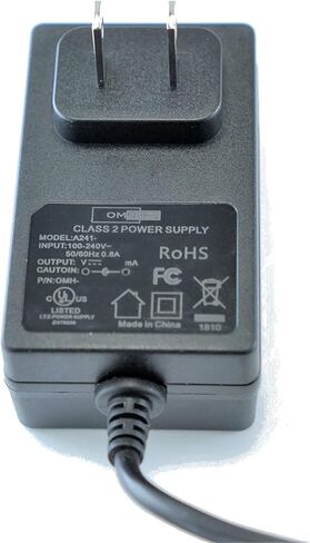 [مدرج في UL] محول Omnihil بطول 8 أقدام AC/DC متوافق مع Roland AX-Edge in Saudi Arabia
