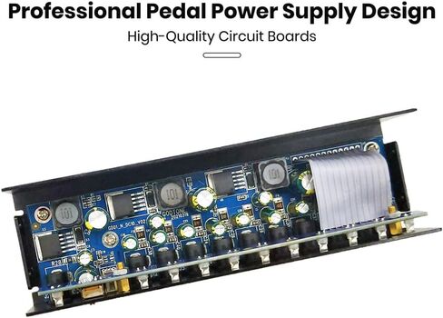 Guitar Pedal Power Supply (GD-01) Pedal Board Power Supply with DC 18V Pedal Power Adapter & 9V 100mA 400mA Isolated DC 10 Outputs for 9V 12V 18V Effect Pedals in Kuwait