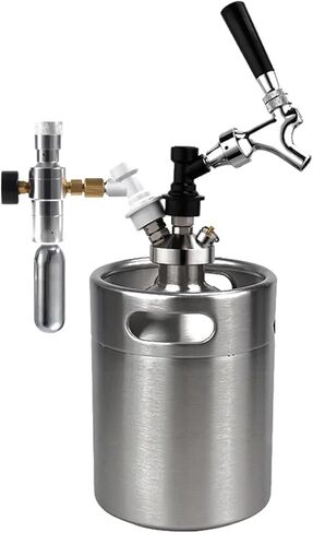 1pc Beer Keg Co2 Charger With Gas Ball Lock 0-60Psi Co2 Regulator Mini Co2 Dispenser For Beer Brewing Homebrew in Saudi Arabia