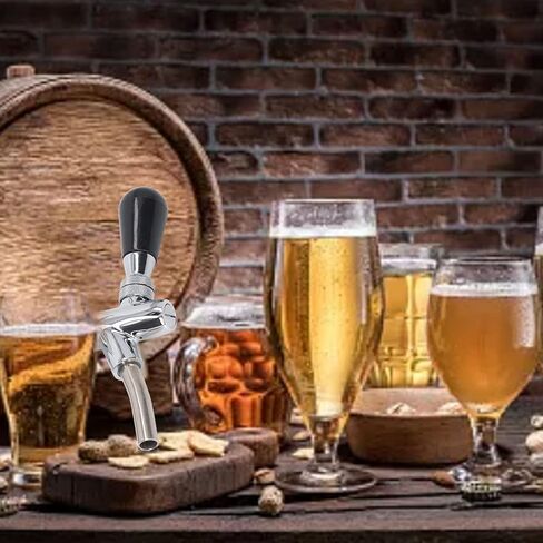 TARSHYRY G5 8 Beer Tap, 304 Stainless Steel Adjustable Beer Faucet Liquid Dispenser with Exquisite Workmanship, for Bar Restaurant Hotel Home in Saudi Arabia