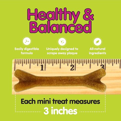 فيدو - عظام البطن للكلاب ، 100 نكهة الزبادي مع علاج أسنان الكلب الصغير (100 عدد) - مصنوع في الولايات المتحدة الأمريكية - للكلاب الصغيرة الإضافية - السيطرة على البلاك والترتاري للتنفس الطازج ، الدعم الصحي الجهاز الهضمي in Kuwait