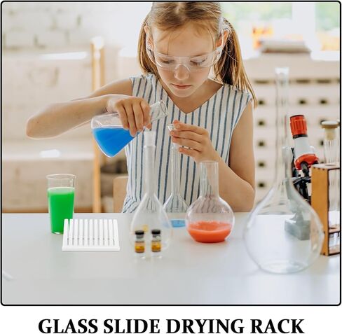 2PCS Microscope Slide Drying Rack - Multi-Slot Triangular Lab Slide Holder for Staining and Rest Benches, Sample Storage Display and Drying in Saudi Arabia