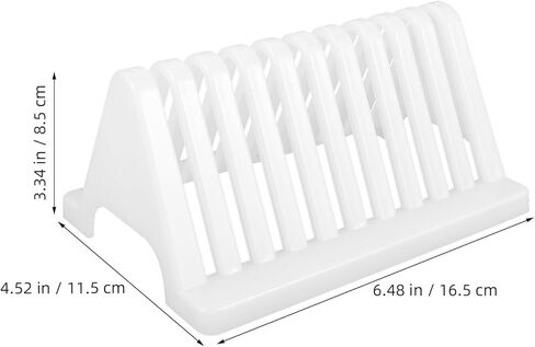 Holibanna 2PCS Glass Microscope Slide Holder - Multi- Drying Rack Stand for Drying Cleaning Histology Lab Rest Bench Display in Saudi Arabia
